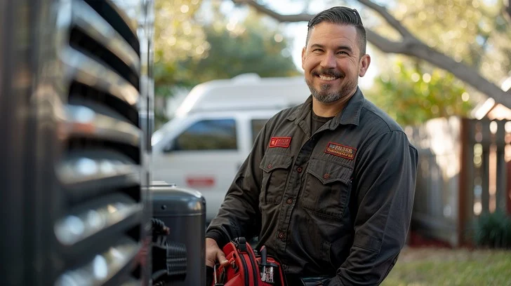 Frostline HVAC Master Services at work